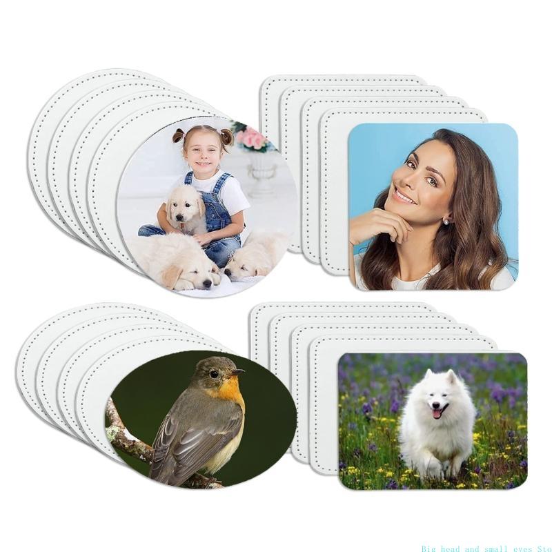 581C 10 Pieces Blank Leather H - Hat Sublimation Blank recension och pris