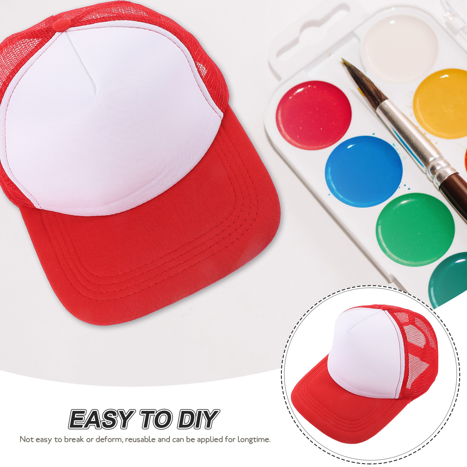 10Pcs Blank Heat Transfer Hats - Hat Sublimation Blank recension och pris