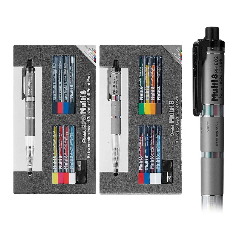 Japan Pentel Multi+8 Mechanica - Pentel Pen Energel recension och pris